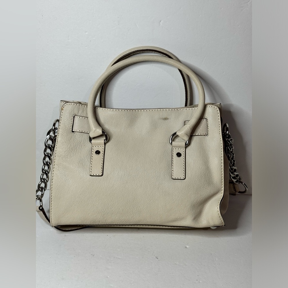 Michael Kors Hamilton Satchel Shoulder Bag Ivory - Picture 7 of 14